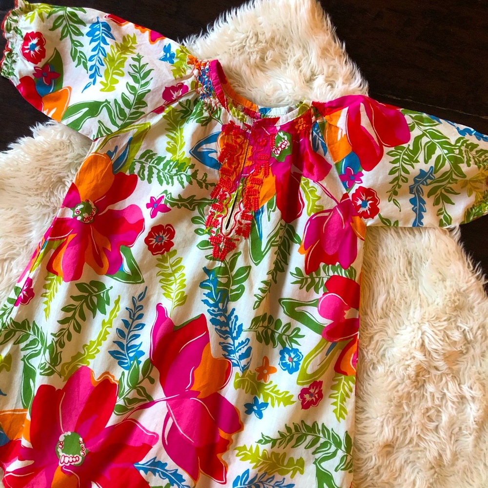 Pink Chicken Girls Shift Dress